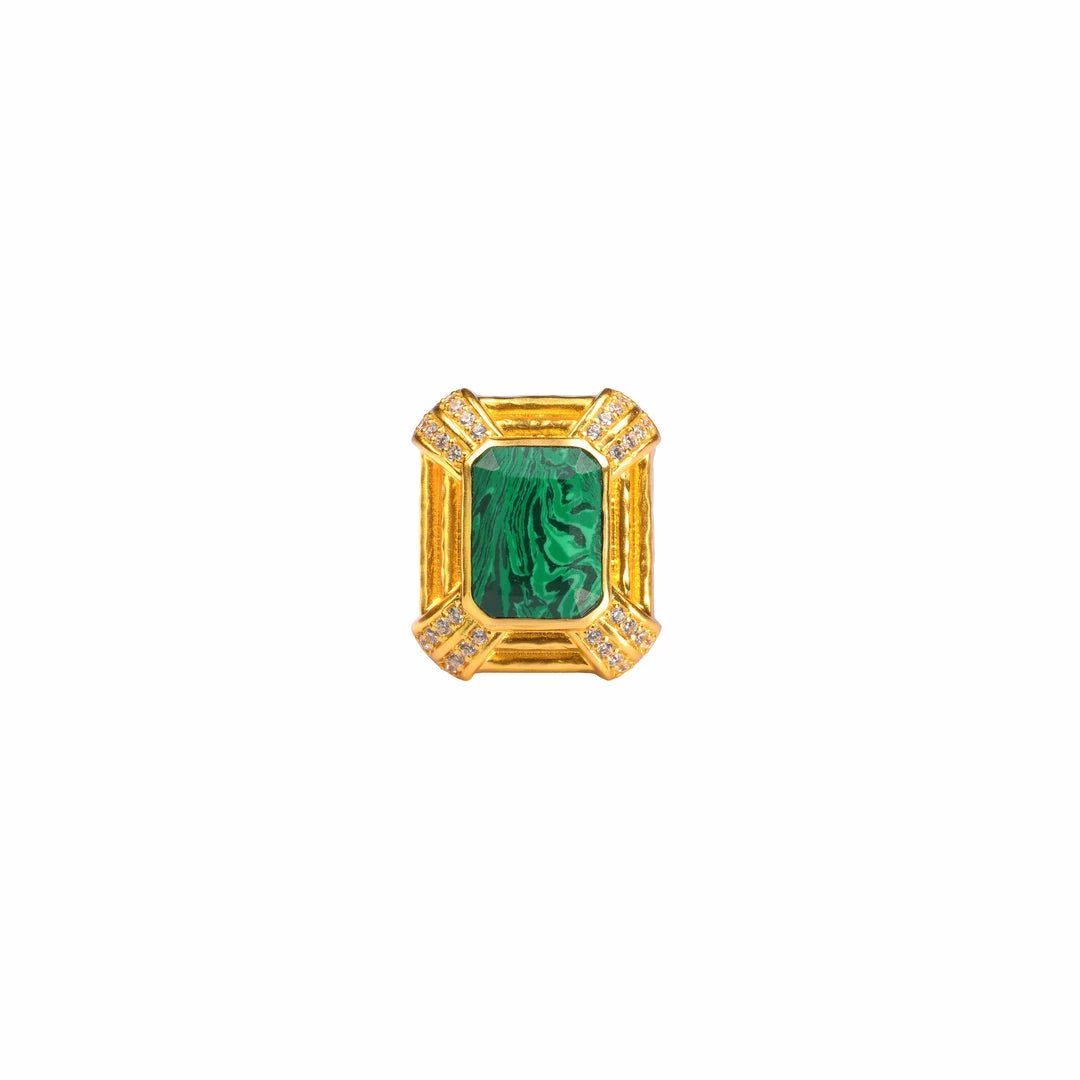 Camilla EBoutique (US) MALACHITE JENNIFER RING