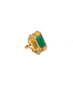 Camilla EBoutique (US) MALACHITE JENNIFER RING