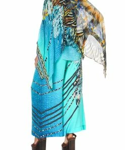 Camilla EBoutique (US) SHEER LAYERED TOP MARINE QUEEN