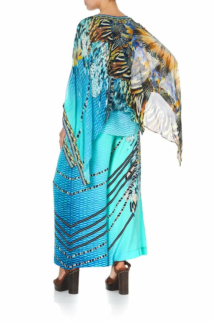 Camilla EBoutique (US) SHEER LAYERED TOP MARINE QUEEN