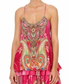 Camilla EBoutique (US) Sale Clothing T BACK SHOESTRING TOP RAINBOW RHYTHM