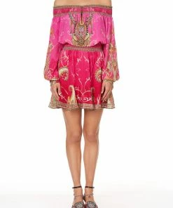 Camilla EBoutique (US) OFF SHOULDER SHORT DRESS RAINBOW RHYTHM Up To 30% Off