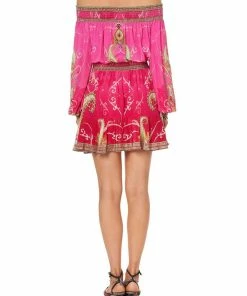 Camilla EBoutique (US) OFF SHOULDER SHORT DRESS RAINBOW RHYTHM Up To 30% Off