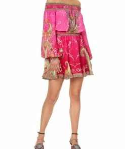 Camilla EBoutique (US) OFF SHOULDER SHORT DRESS RAINBOW RHYTHM Up To 30% Off