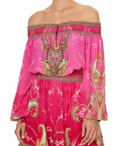 Camilla EBoutique (US) OFF SHOULDER SHORT DRESS RAINBOW RHYTHM Up To 30% Off