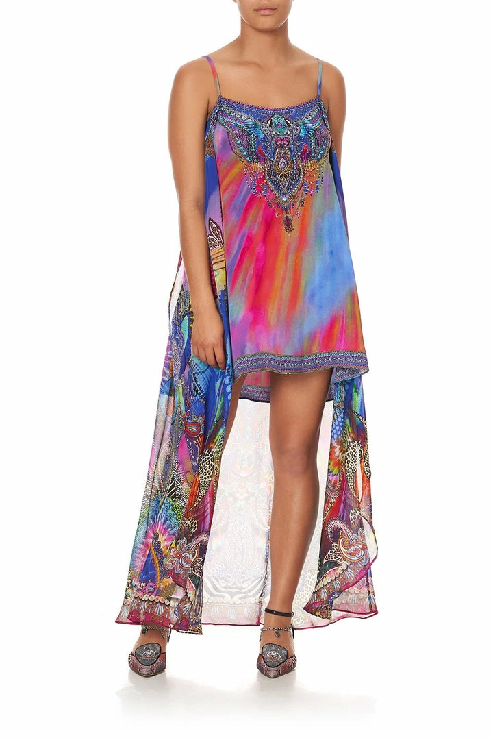 Camilla EBoutique (US) Sale Clothing MINI DRESS WITH LONG OVERLAY PSYCHEDELICA