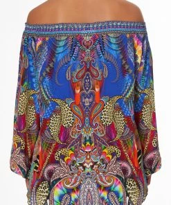 Camilla EBoutique (US) NECK TIE GATHERED BLOUSE PSYCHEDELICA