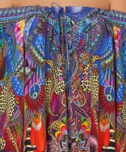 Camilla EBoutique (US) NECK TIE GATHERED BLOUSE PSYCHEDELICA