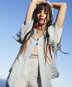 Camilla EBoutique (US) Up To 40% Off KIMONO WITH SHOULDER INSERTS BUSH DIAMOND