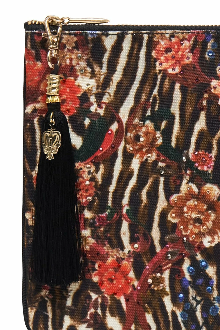 Camilla EBoutique (US) Up To 40% Off SMALL CANVAS CLUTCH LIV A LITTLE