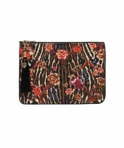 Camilla EBoutique (US) Up To 40% Off SMALL CANVAS CLUTCH LIV A LITTLE