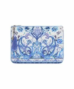 Camilla EBoutique (US) SMALL CANVAS CLUTCH TALKING ABOUT A REVOLUTION