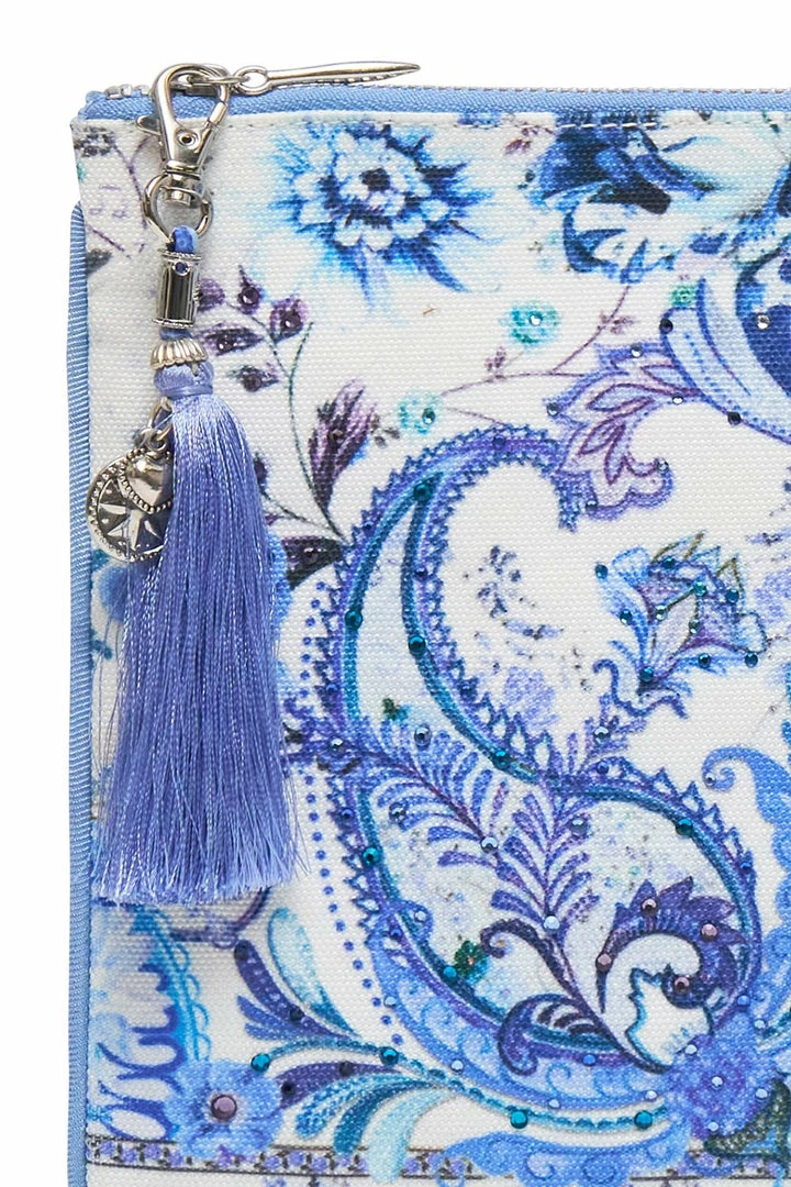 Camilla EBoutique (US) SMALL CANVAS CLUTCH TALKING ABOUT A REVOLUTION