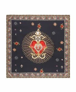 Camilla EBoutique (US) Sale Accessories LARGE SQUARE SCARF SOLID BLACK