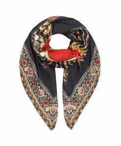 Camilla EBoutique (US) Sale Accessories LARGE SQUARE SCARF SOLID BLACK