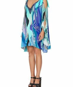 Camilla EBoutique (US) Up To 30% Off SCARF TIE SHORT KAFTAN WATEGOS WANDERLUST