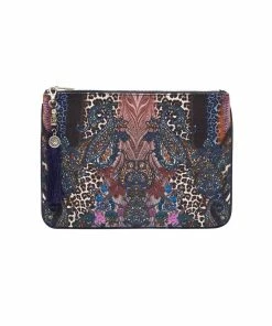 Camilla EBoutique (US) SMALL CANVAS CLUTCH FESTIVAL EXPRESS
