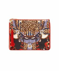 Camilla EBoutique (US) SMALL CANVAS CLUTCH DEAR BRIGITTE Up To 30% Off
