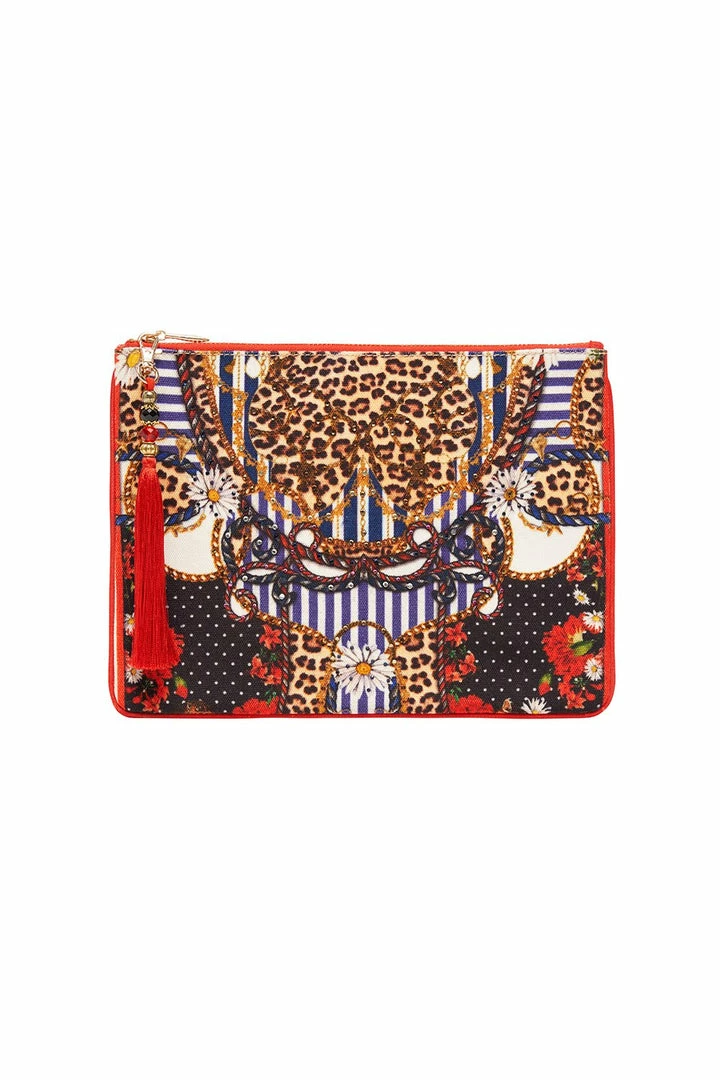 Camilla EBoutique (US) SMALL CANVAS CLUTCH DEAR BRIGITTE Up To 30% Off