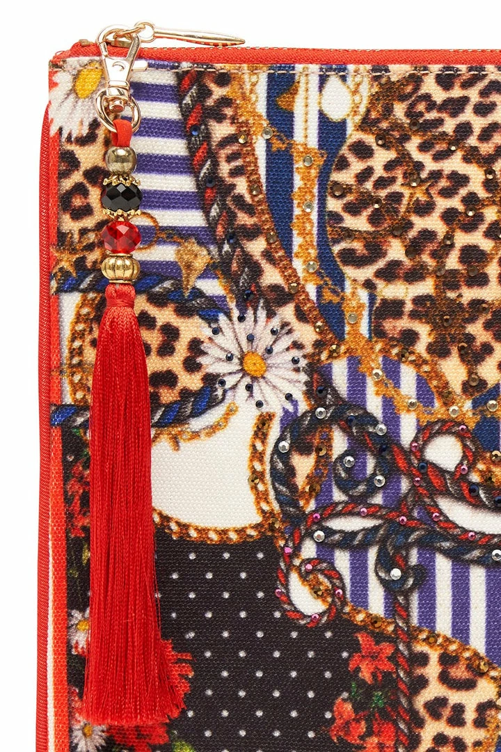 Camilla EBoutique (US) SMALL CANVAS CLUTCH DEAR BRIGITTE Up To 30% Off