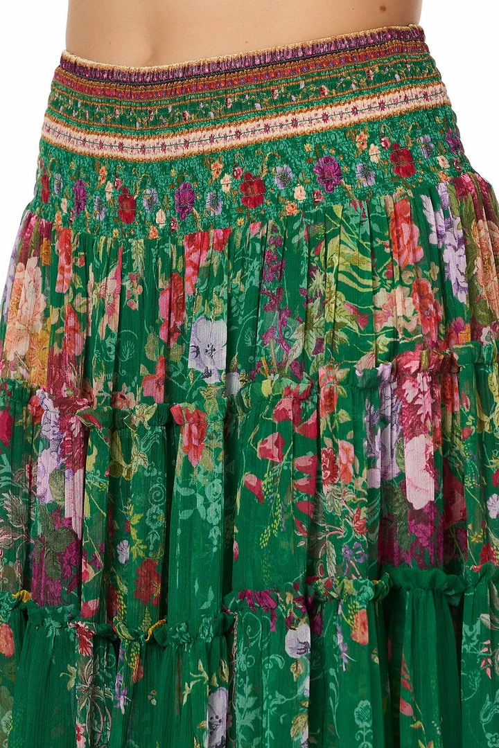 Camilla EBoutique (US) 4 TIERED GATHERED SKIRT DIARIES FROM A VILLA Sale Clothing