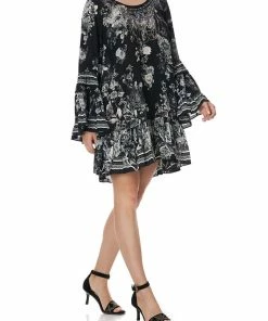 Camilla EBoutique (US) A LINE FRILL DRESS MOONSHINE BLOOM