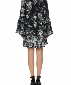 Camilla EBoutique (US) A LINE FRILL DRESS MOONSHINE BLOOM