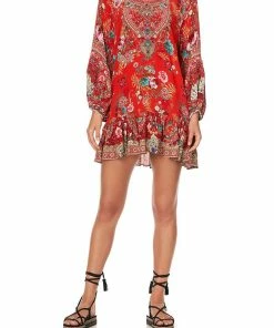 Camilla EBoutique (US) Up To 30% Off A LINE FRILL DRESS CAMEOS CAN CAN