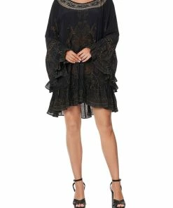 Camilla EBoutique (US) Up To 50% Off A LINE FRILL DRESS COBRA KING