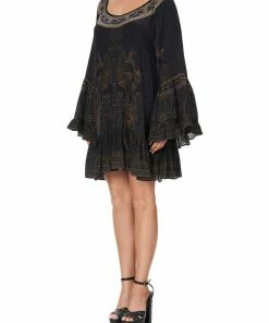 Camilla EBoutique (US) Up To 50% Off A LINE FRILL DRESS COBRA KING