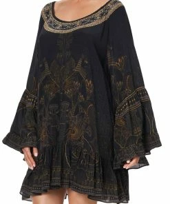 Camilla EBoutique (US) Up To 50% Off A LINE FRILL DRESS COBRA KING