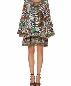 Camilla EBoutique (US) A LINE FRILL DRESS COSMIC CONFLICT