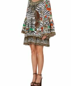 Camilla EBoutique (US) A LINE FRILL DRESS COSMIC CONFLICT
