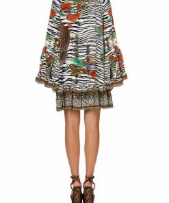 Camilla EBoutique (US) A LINE FRILL DRESS COSMIC CONFLICT