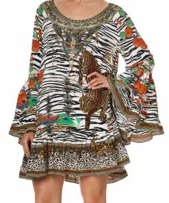 Camilla EBoutique (US) A LINE FRILL DRESS COSMIC CONFLICT