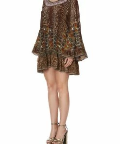 Camilla EBoutique (US) A LINE FRILL DRESS WILD AZAL Up To 50% Off