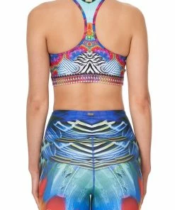 Camilla EBoutique (US) Sale Clothing ACTIVE RACER BACK CROP RAINBOW GATHERING