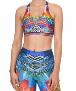 Camilla EBoutique (US) Sale Clothing ACTIVE RACER BACK CROP RAINBOW GATHERING