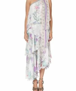 Camilla EBoutique (US) Up To 50% Off ASYMMETRICAL NECK TIE DRESS FOREVER FAR