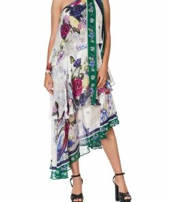 Camilla EBoutique (US) ASYMMETRICAL NECK TIE DRESS GENTLE MOON