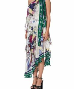 Camilla EBoutique (US) ASYMMETRICAL NECK TIE DRESS GENTLE MOON