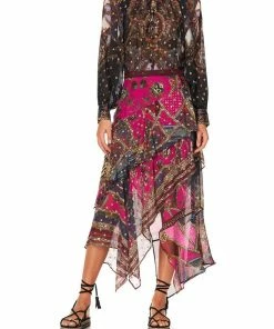 Camilla EBoutique (US) ASYMMETRICAL RUFFLE SKIRT DINING HALL DARLING Sale Clothing