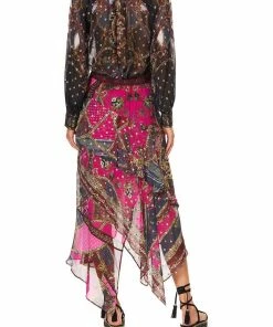 Camilla EBoutique (US) ASYMMETRICAL RUFFLE SKIRT DINING HALL DARLING Sale Clothing