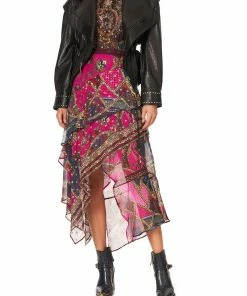 Camilla EBoutique (US) ASYMMETRICAL RUFFLE SKIRT DINING HALL DARLING Sale Clothing