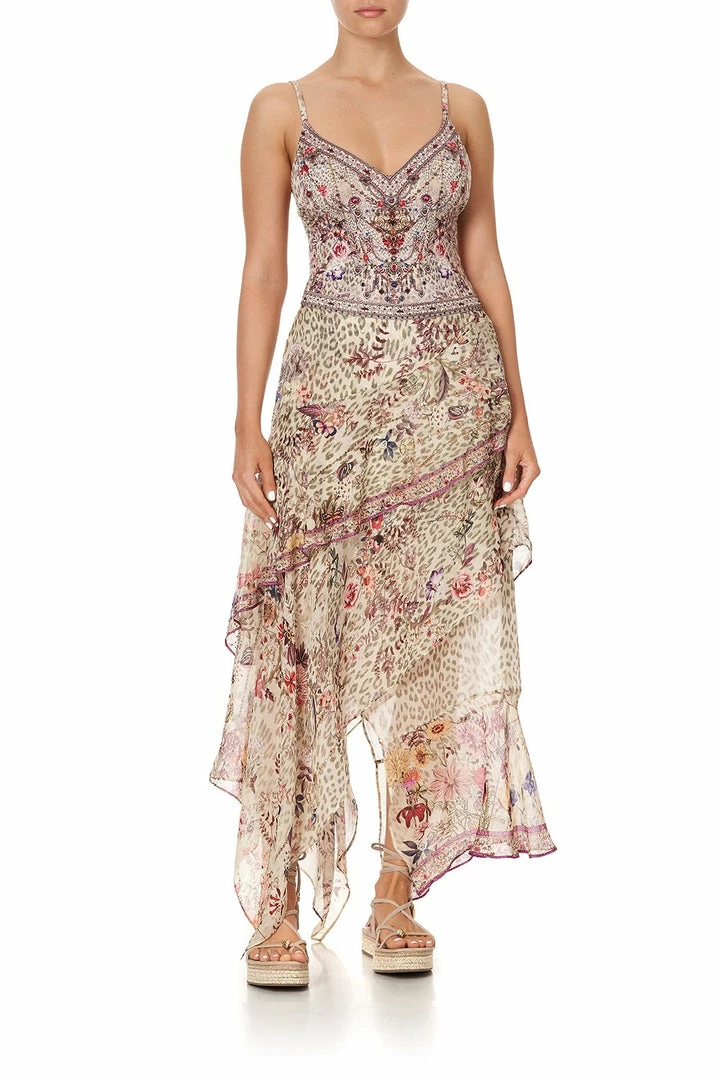 Camilla EBoutique (US) ASYMMETRICAL RUFFLE SKIRT DRIFTING DREAMER