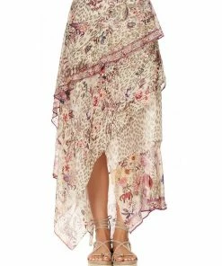 Camilla EBoutique (US) ASYMMETRICAL RUFFLE SKIRT DRIFTING DREAMER
