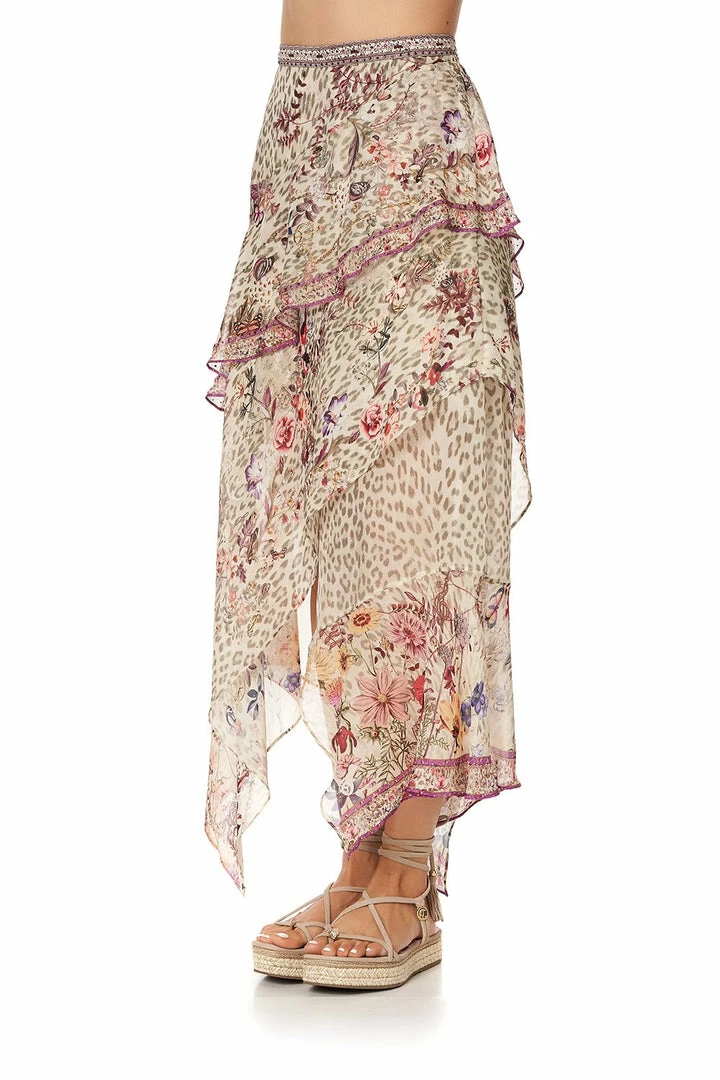 Camilla EBoutique (US) ASYMMETRICAL RUFFLE SKIRT DRIFTING DREAMER