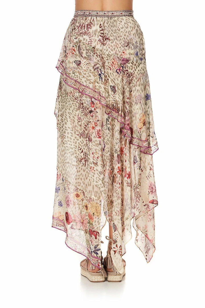 Camilla EBoutique (US) ASYMMETRICAL RUFFLE SKIRT DRIFTING DREAMER