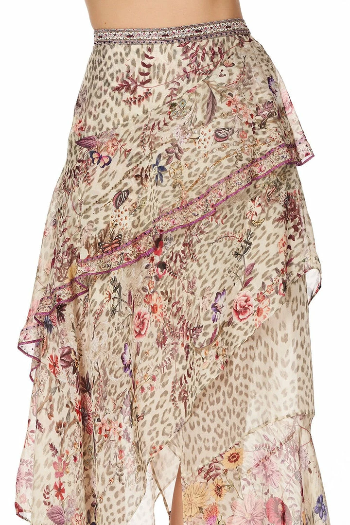Camilla EBoutique (US) ASYMMETRICAL RUFFLE SKIRT DRIFTING DREAMER