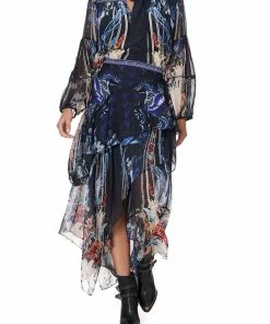 Camilla EBoutique (US) Sale Clothing ASYMMETRICAL RUFFLE SKIRT MARE MYSTIQUE